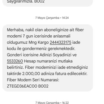 ONT Cihazı Bilgilendirme Eksikliği Nedeniyle Haksız Fatura Yansıtılması