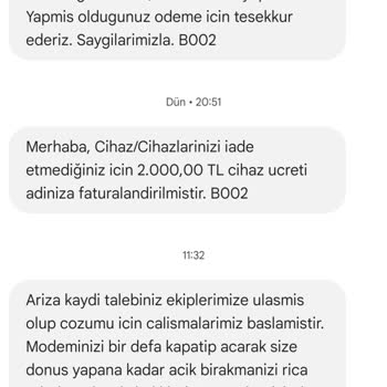 ONT Cihazı Bilgilendirme Eksikliği Nedeniyle Haksız Fatura Yansıtılması