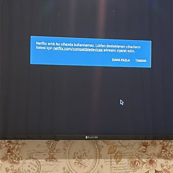 Aldığım Televizyon 1 Yıl Sonra Netflix'i Desteklemiyor!