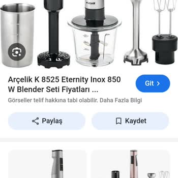 Arçelik Blender Seti Motor Arızası Ve Yedek Parça Sorunu