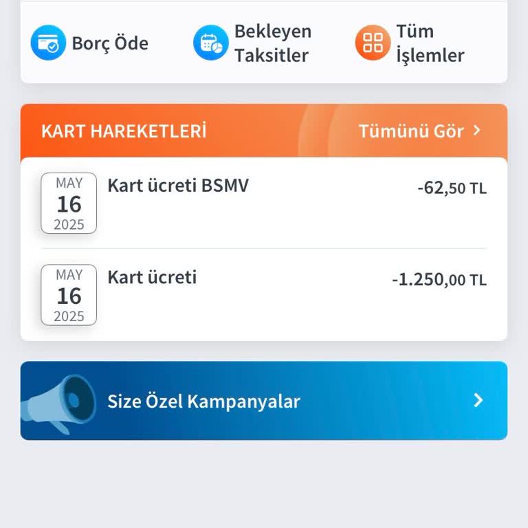 Bilgim Dışında Kesilen Kart Aidatı Ve BSMV Mağduriyeti