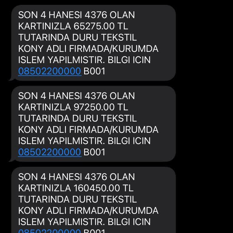 Kredi Kartımdan Bilgim Dışında Yapılan Harcamalar Ve Yetersiz Banka Desteği