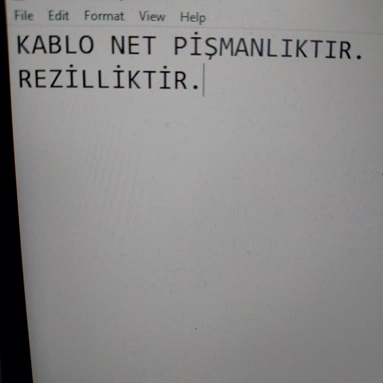 Kablo Net'te Sürekli Kopma Ve Yavaşlık, Çözüm Yok!