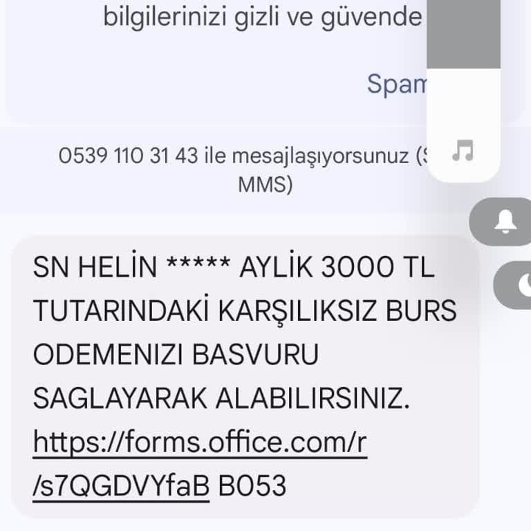 Sahte Burs Başvurusu İle Kişisel Bilgilerim Ele Geçirildi