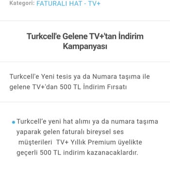Turkcell Kampanya İndirimi Hakkında Yanlış Bilgilendirme Ve Destek Sorunu