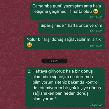 Sipariş Sonrası İlgisizlik Ve Geri Dönüş Sorunu