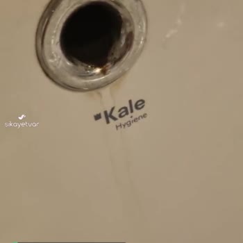 Kale Lavabo Tahliye Deliği Küf Akıntısı!