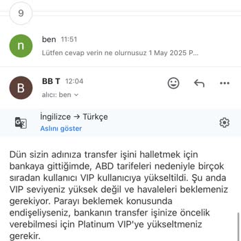 Amerika Bankasındaki Paramı Alamıyorum, Sürekli Ek Ücret Talep Ediliyor