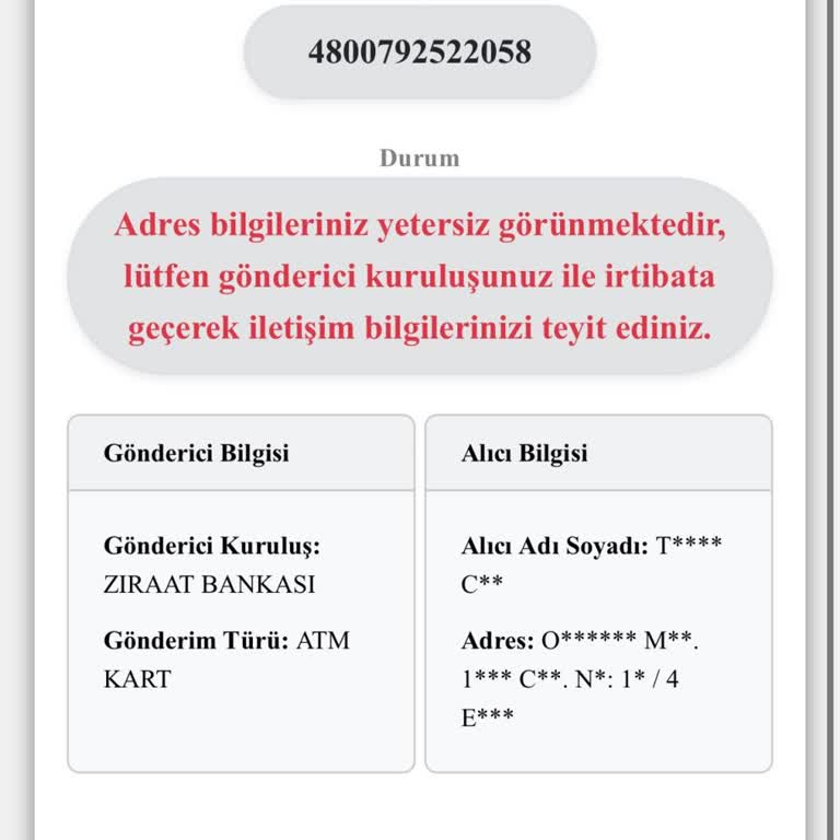 Kuryenet Kartımı Teslim Etmiyor Adres Bahanesiyle Oyalıyor