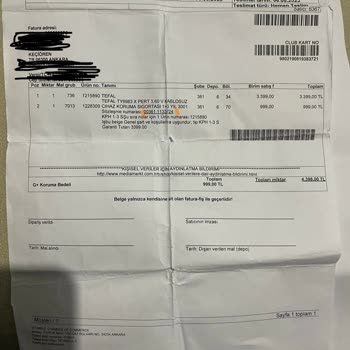 Garanti Sürecinde Hasarlı Ürün Teslimi Ve Eksik Batarya Sözü