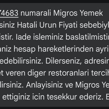 Siparişim Hatalı Fiyat Gerekçesiyle İptal Edildi, Param Geç Yatacak