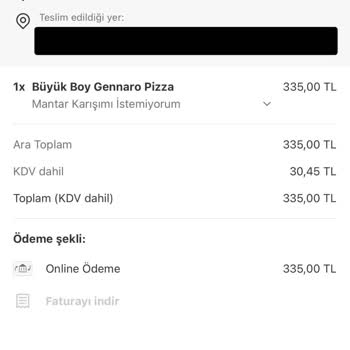 Siparişimdeki İsteklerim Dikkate Alınmadı, Ürün Hem Yanlış Hem De Soğuk Geldi