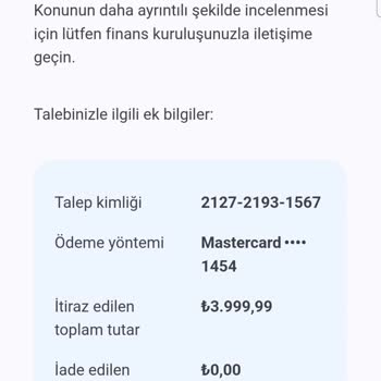 Onaysız Kredi Kartı İşlemi Sonrası Mağduriyetim Giderilmiyor
