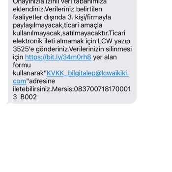 Kişisel Verilerimin İzinsiz Kullanılması Ve Bilgi Güncelleme Sürecinde Yaşanan Sorun