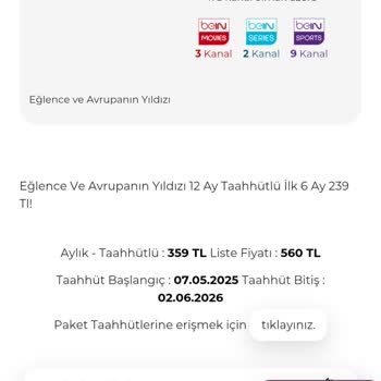 Digiturk Kampanyası Adıyla Yanıltıcı İndirim Ve Ücretlendirme Mağduriyeti Yaşadım