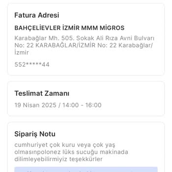 Dilimlenmiş Sucuk Siparişim Hatalı Teslim Edildi