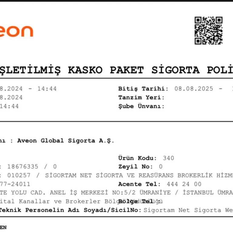 Kasko Poliçem Şirketin İflasıyla Geçersiz Oldu, Mağduriyet Yaşıyorum