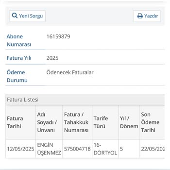 Hatsu Faturalarında Anormal Artış Ve İlgisizlik