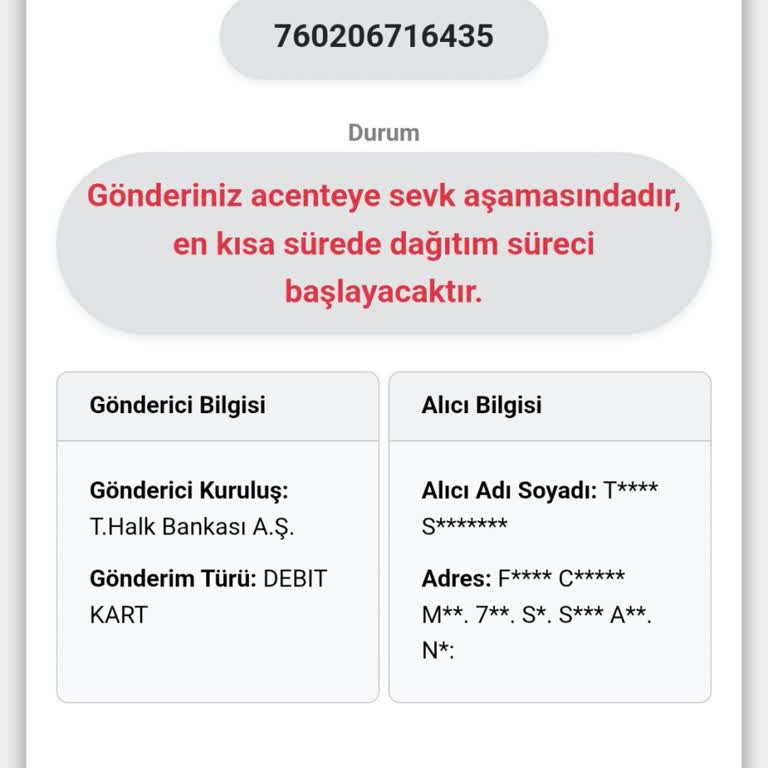 Teslim Edilmeyen Kart Nedeniyle Yaşanan Mağduriyet Ve Bilgilendirme Eksikliği
