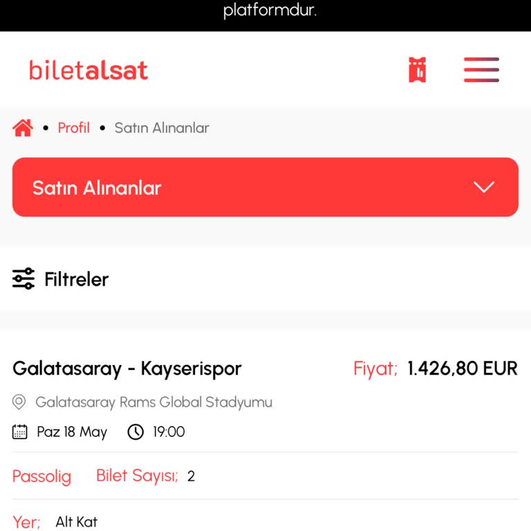 Satın Alınan Biletin Teslim Edilmemesi Ve Yetersiz Müşteri Hizmeti