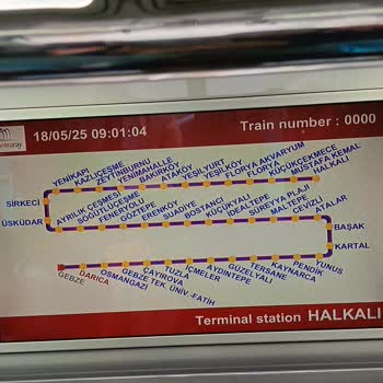 Marmaray'da Durak Bilgisi Eksikliği Nedeniyle Durağımı Kaçırdım
