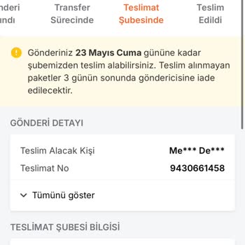 Trendyol Express Şubesinin Erken Kapanması Ve Yetersiz Bilgilendirme Nedeniyle Mağduriyet