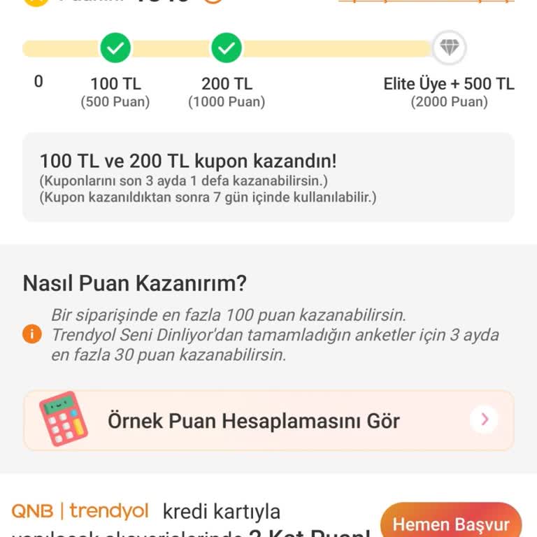 Elit Üye Puanlarım Eksik Yatıyor, Mağdur Ediliyorum