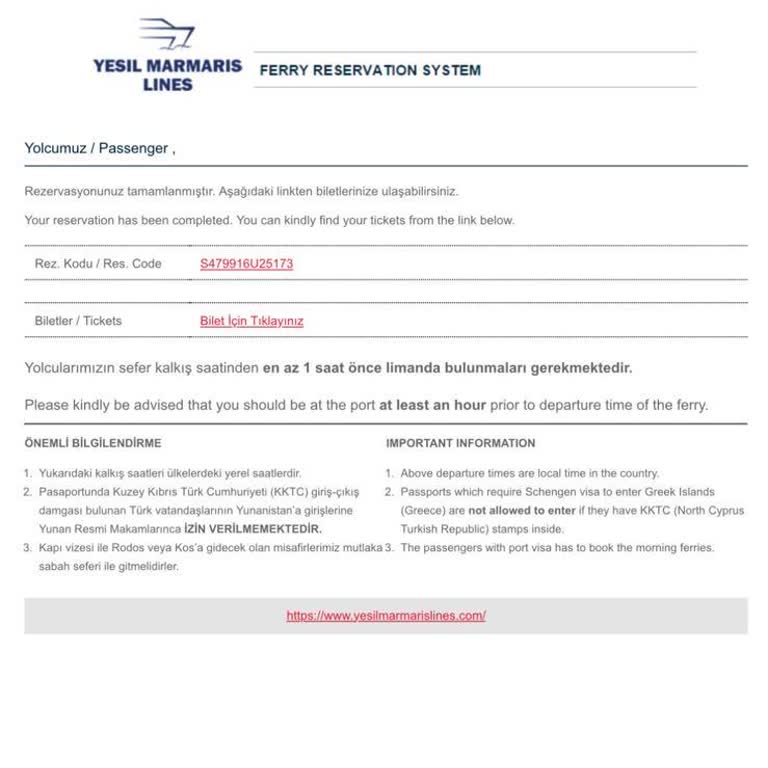 Bodrum-Kos Seferinde Kaba Davranış Ve Bilet İptali Nedeniyle Yaşanan Mağduriyet