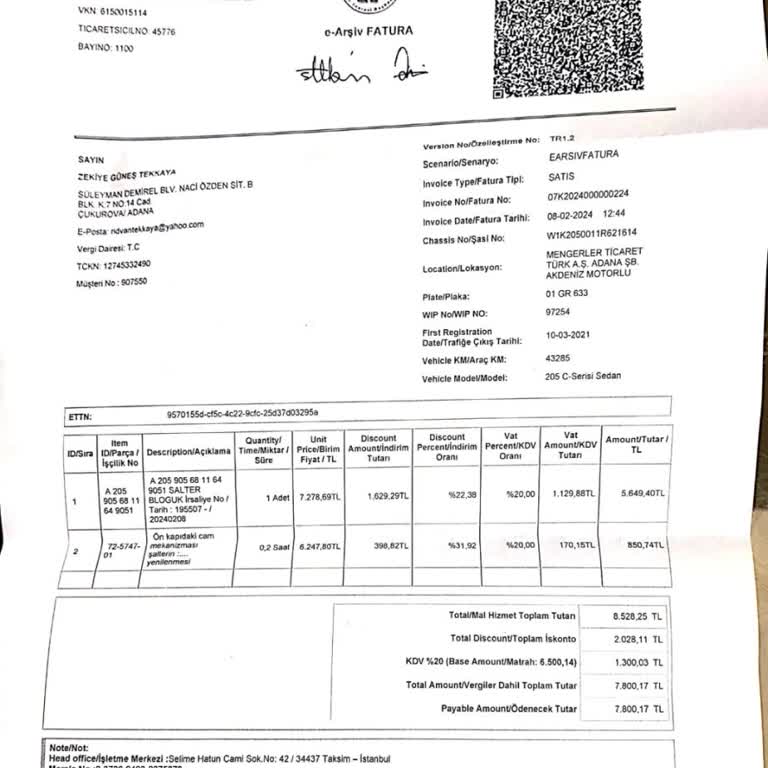 Mercedes C200d Cam Düğmesi Arızası Ve Garanti Sorunu