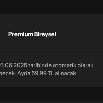 Spotify Premium Üyeliğimden Erken Tarihte Para Çekildi