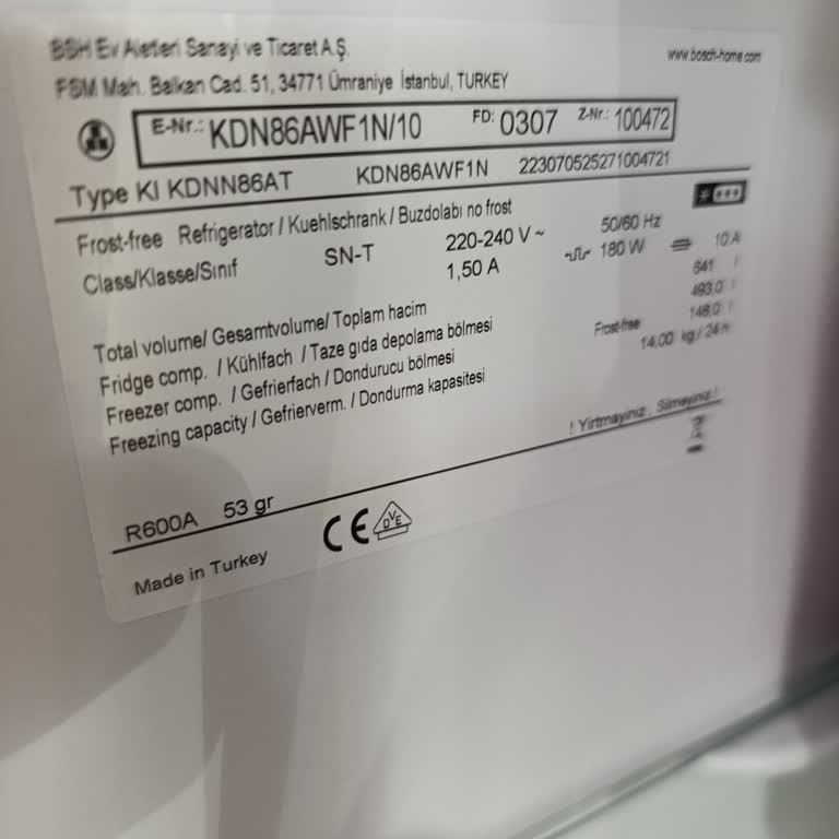 Bosch XXL Buzdolabında Kapanmayan Kapak Ve Sürekli Buzlanma Sorunu