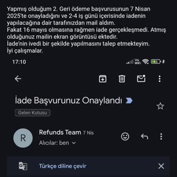 İade Edilebilir Bilette Bitmeyen Mağduriyet Ve Bilgi Talebi