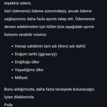 İade Edilebilir Bilette Bitmeyen Mağduriyet Ve Bilgi Talebi