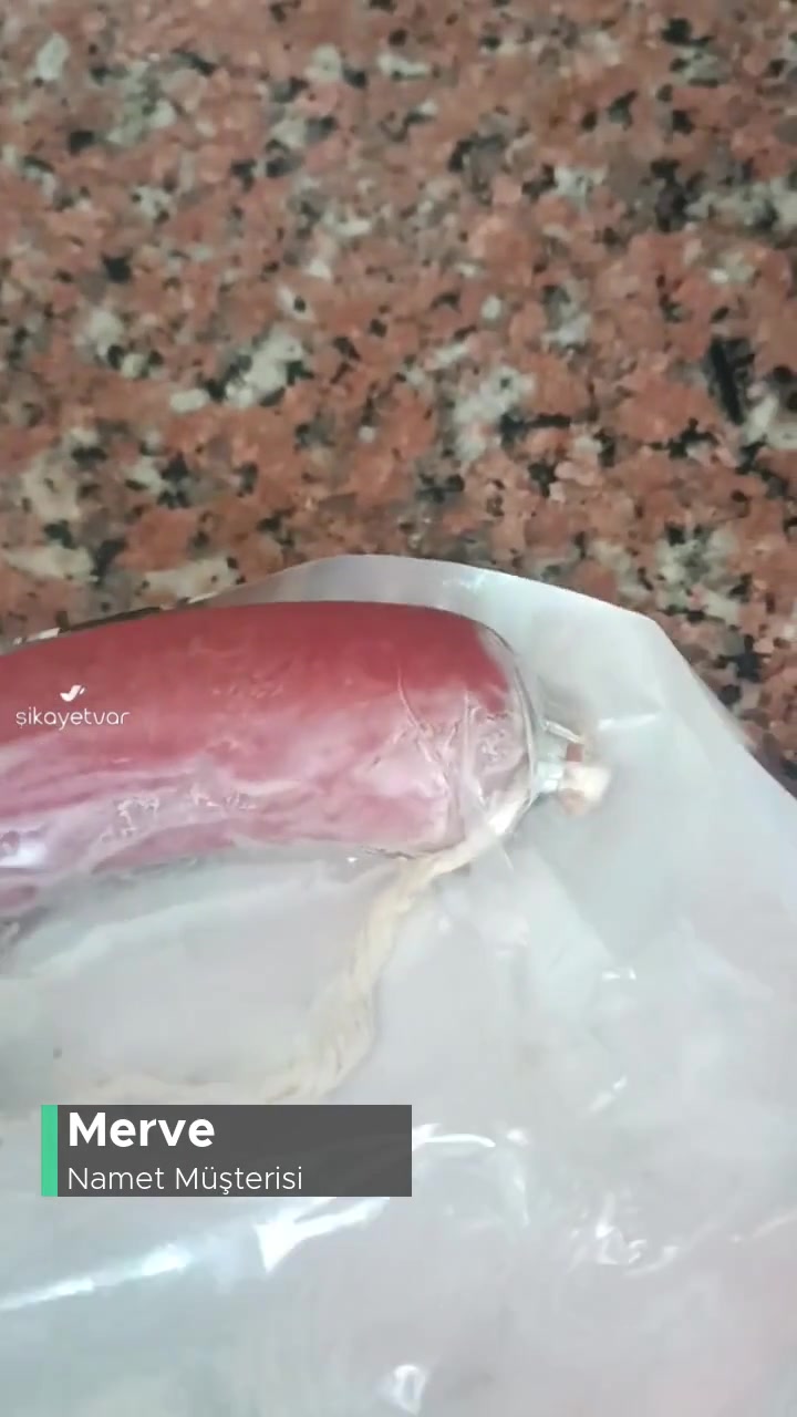 Namet Sucuk Son Kullanma Tarihi Geçmemiş Olmasına Rağmen Küflenme Oldu! videonun kapak resmi