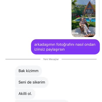 İzinsiz Fotoğraf Paylaşımı Ve Tehdit İddiası
