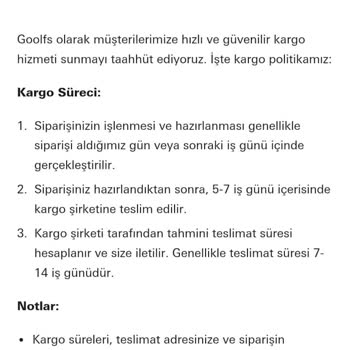 Sipariş Verildi, Ürün Hâlâ Kargoya Verilmedi