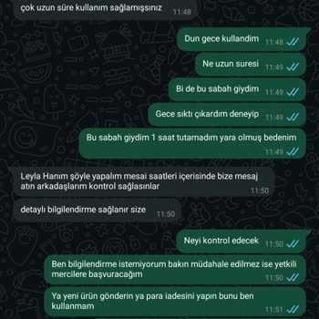 Yanlış Beden Tablosu Ve Ekstra Ücret Talebi Mağduriyeti