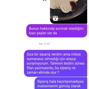 Siparişim Gelmedi İletişim Yok Mağdurum