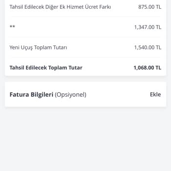 Açığa Alınan Bilette Hizmet Bedeli Karmaşası Ve Ek Ücret Talebi