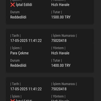 Paribahis'te Çekim İşlemlerim Sürekli İptal Ediliyor Ve Ek Şartlar Sunuluyor