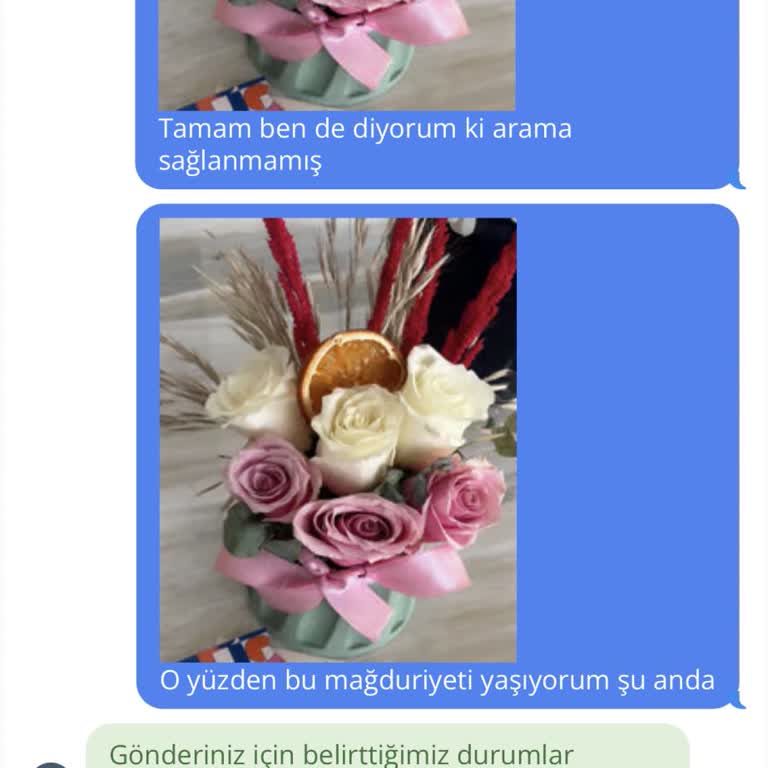 Sürpriz Çiçek Teslimatında İletişim Eksikliği Nedeniyle Mağduriyet Yaşadım