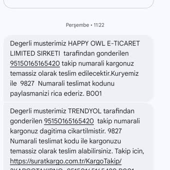 Kargo Teslimatında İlgisizlik Ve Müşteri Hizmetlerinde Sorun