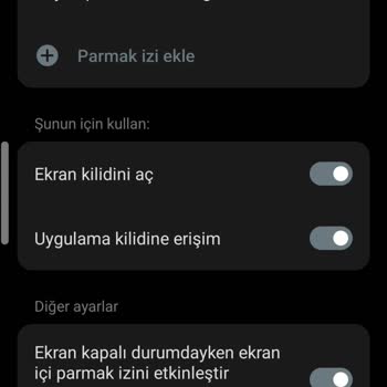Parmak İzi Kilidi Aniden Çalışmamaya Başladı, Yardım Bekliyorum