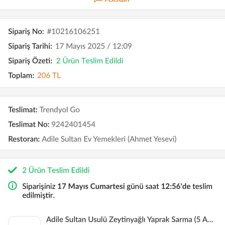 Üç Gün Önceden Kalan Buz Gibi Sarma Ve Kötü Hizmet Deneyimi
