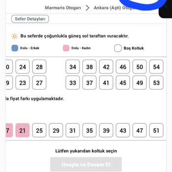 Bilet Fiyatındaki Ani Değişiklik Ve Farklı Fiyat Uygulaması