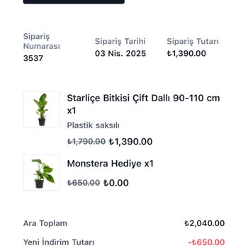 Eksik Gönderilen Çiçekler Ve Yetersiz Müşteri Hizmeti