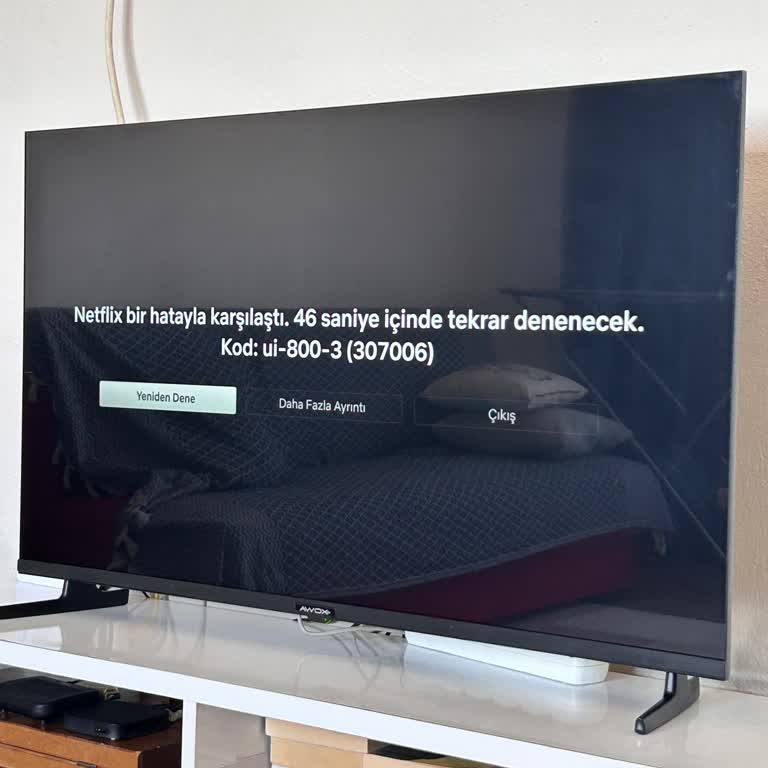 Awox TV'de Netflix Sorunu Bir Aydır Çözülmüyor