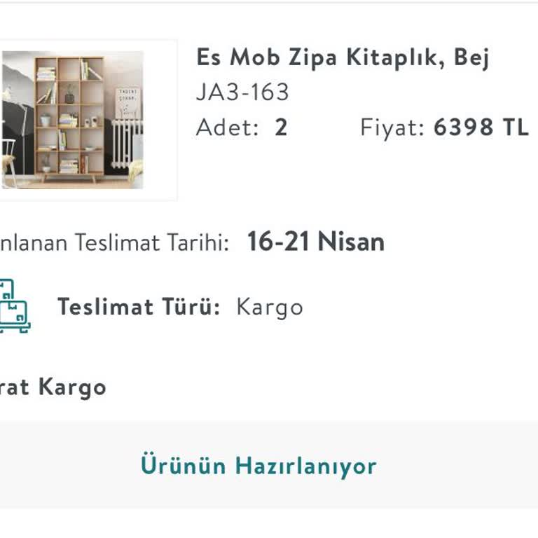 Siparişim Bir Ayı Aşkın Süredir Teslim Edilmedi, Bilgilendirme Yapılmıyor