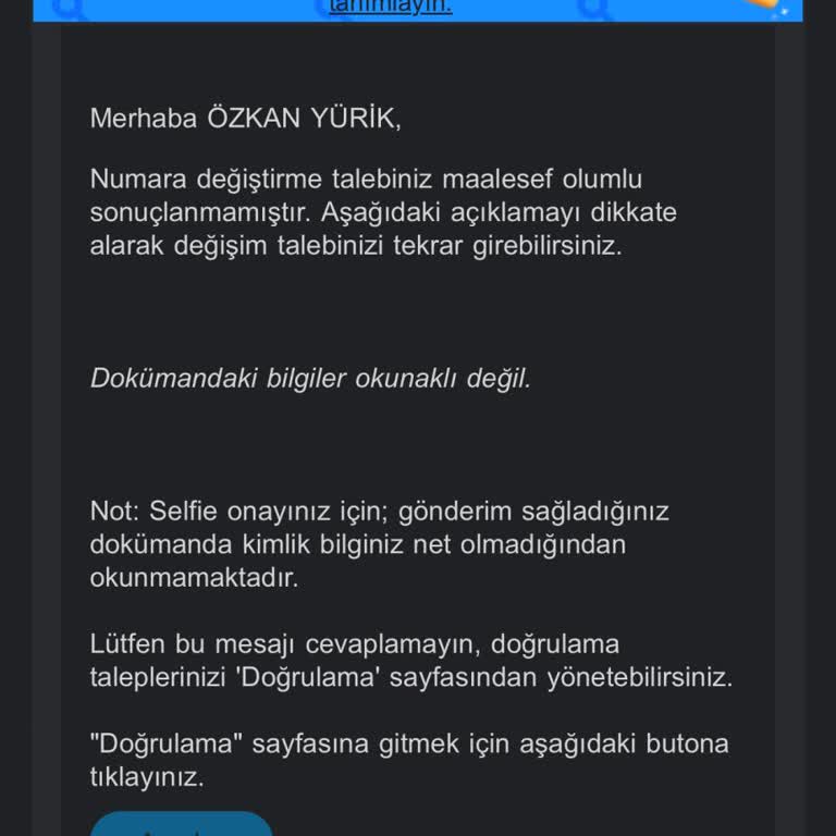 Telefon Numarası Değişikliği Sonrası Hesaba Erişemiyorum