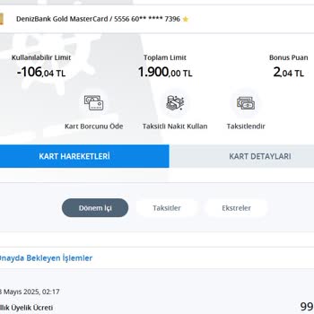 Kredi Kartı Yıllık Aidatının İptali Talebi